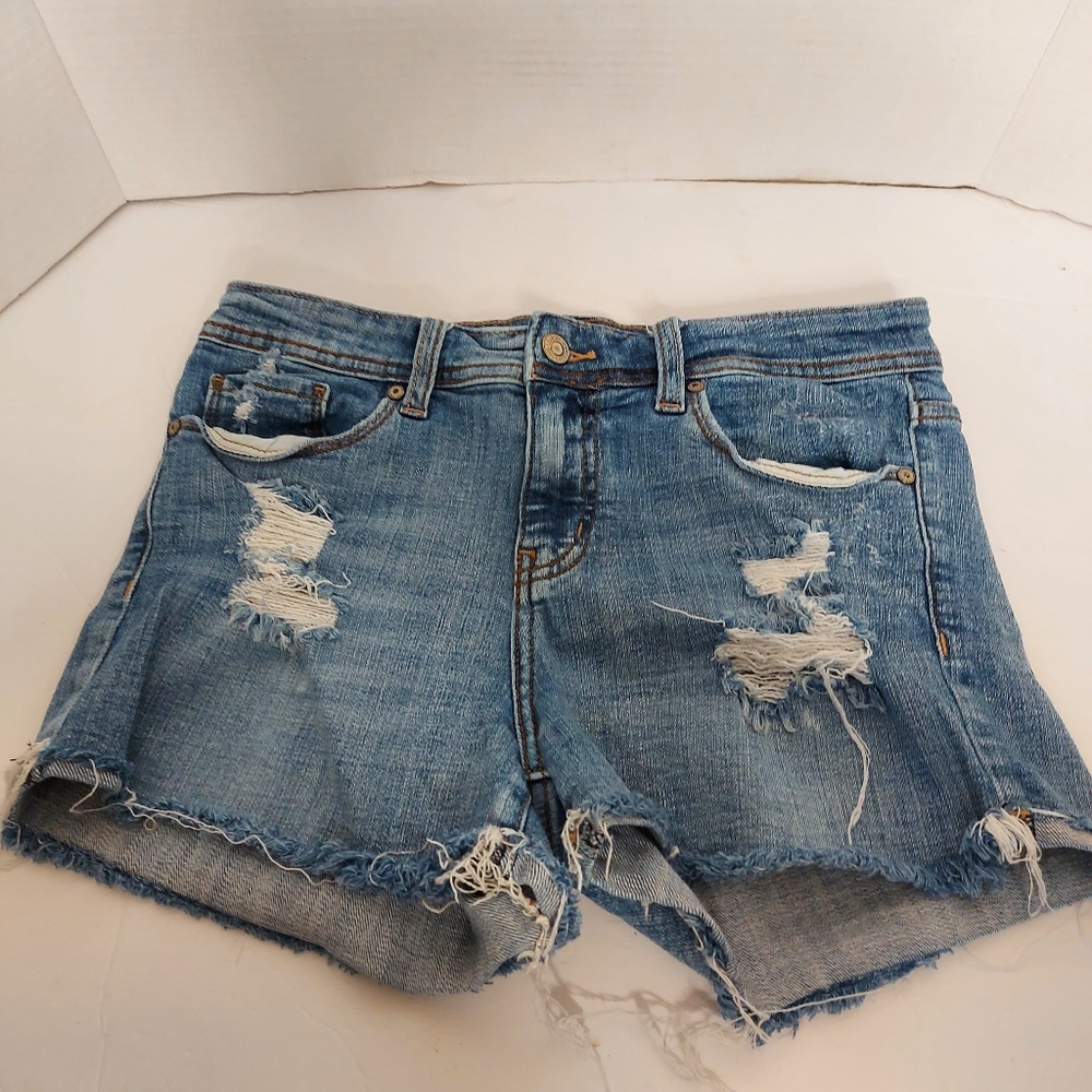 Eunina Lexi low rise raw edge short
